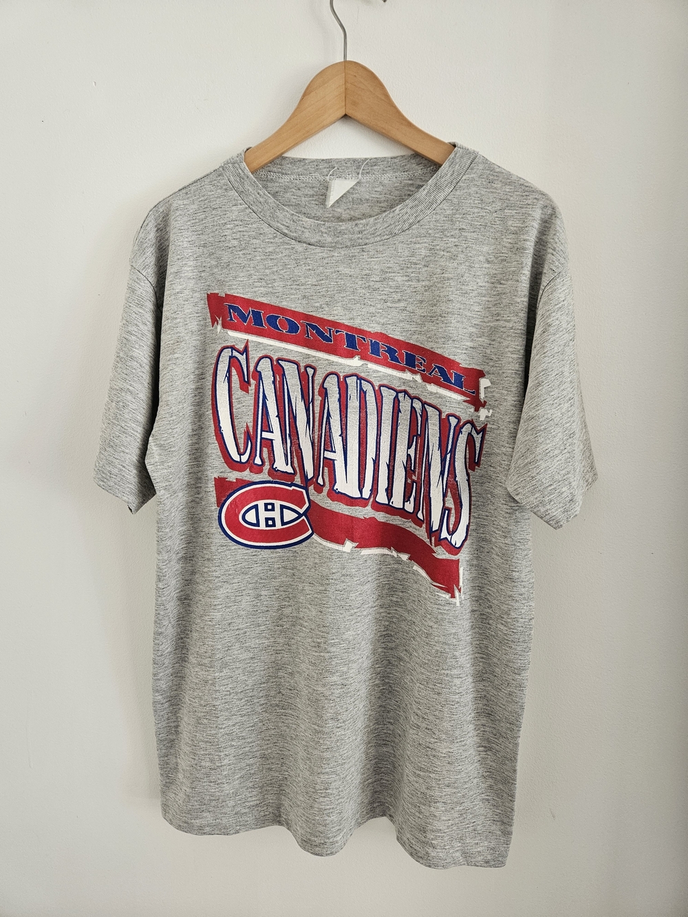 Vintage Starter Montreal Canadiens Shirt Mens Large Hockey NHL 90s